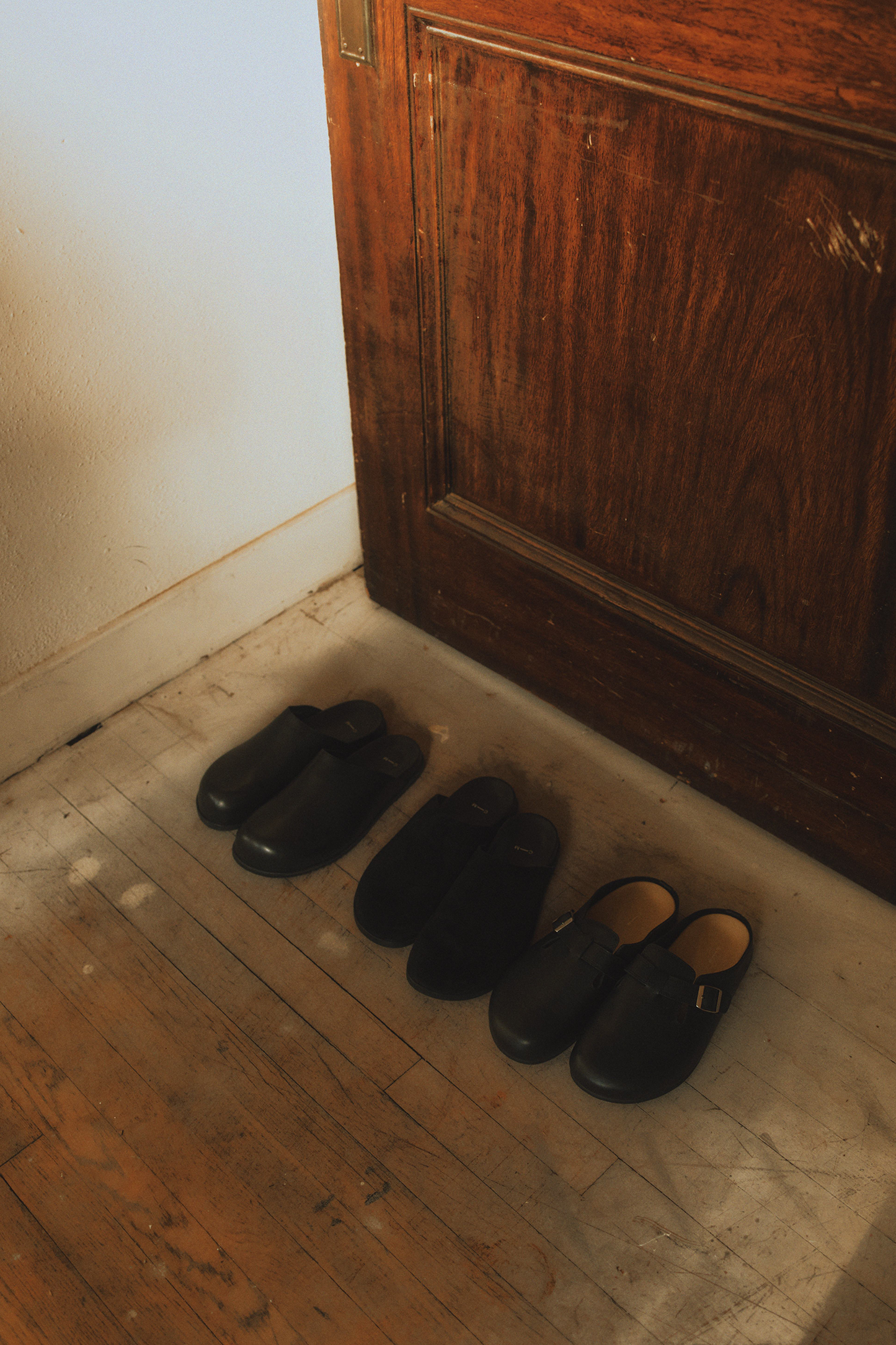 The Leather Buckle Clog - Common Market