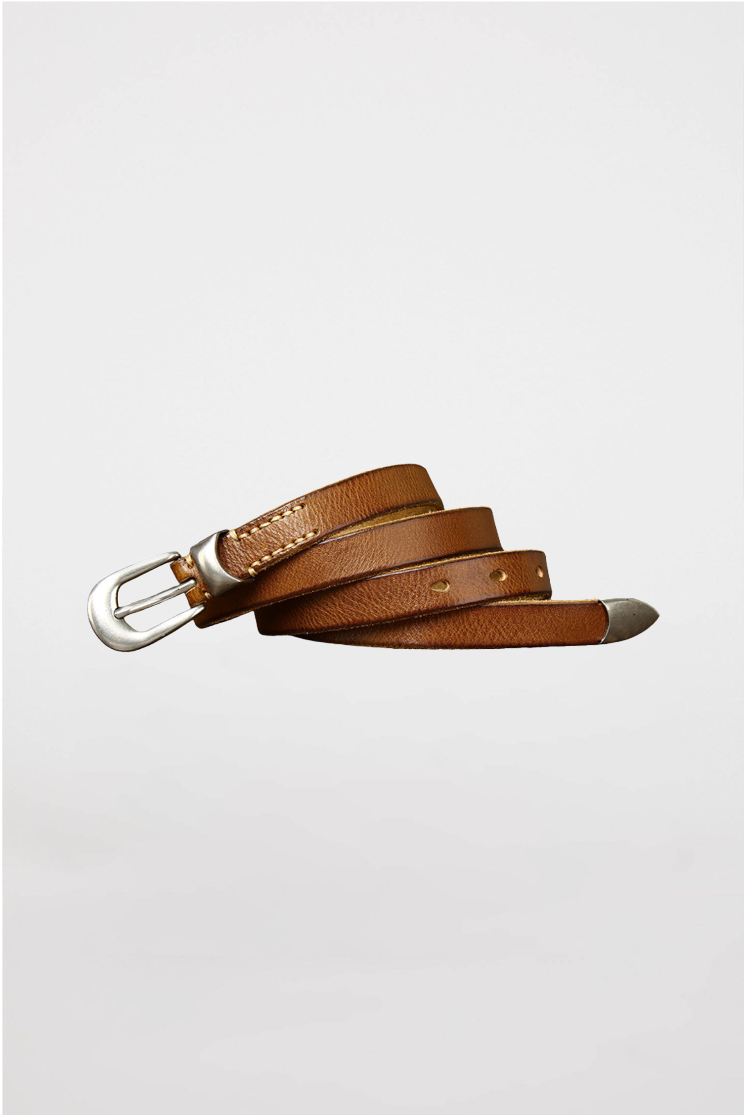 Slim Leather Belt