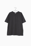Front flatlay photo of charcoal elias top