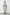 Model wearing heather grey elias top with cream pants and black oxfords
