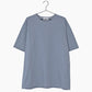Front flatlay photo of slate blue elias top