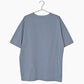 Back flatlay photo of slate blue elias top