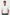 Model wearing white elias top with trousers and black loafers, close up