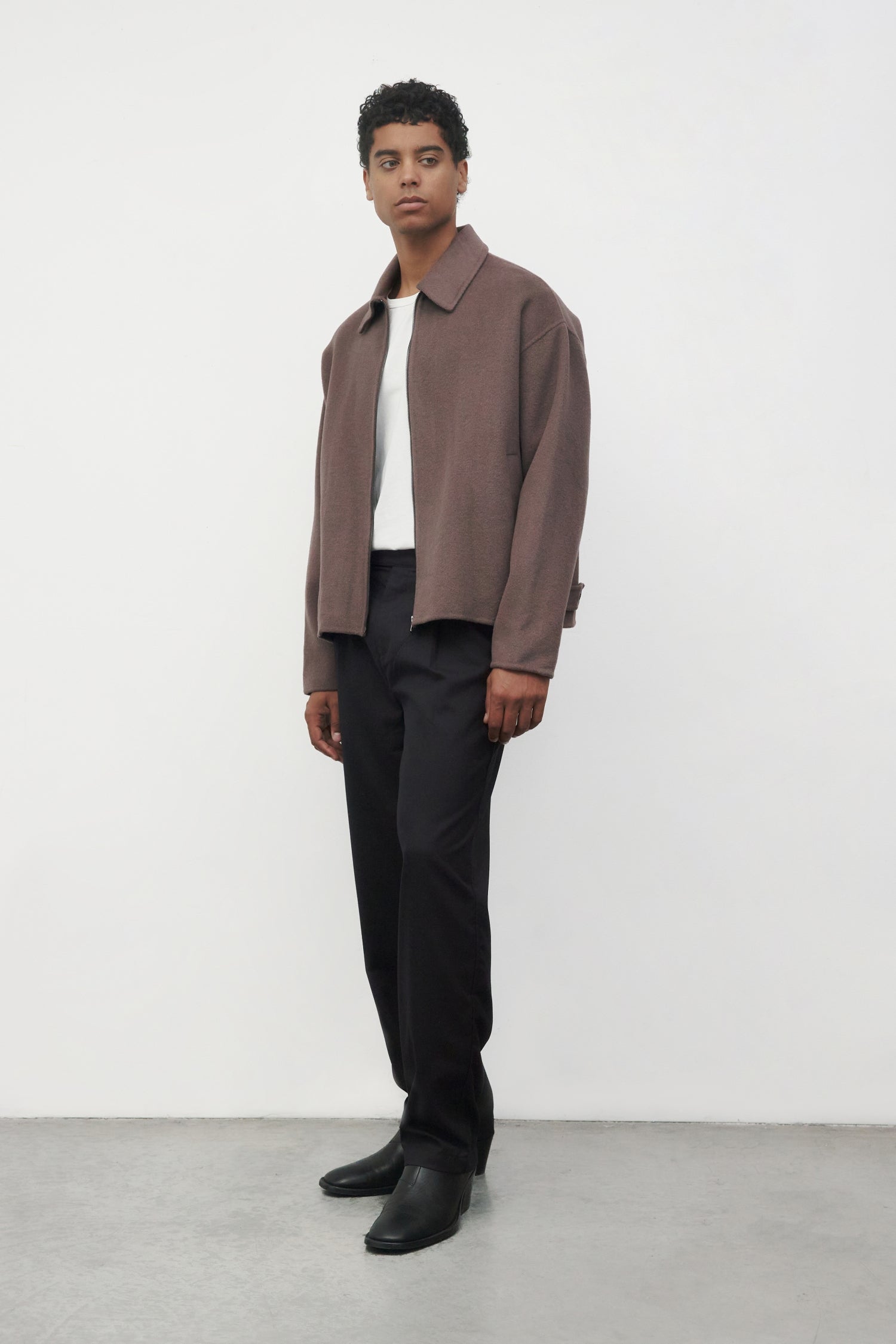 The Marco Jacket | Wool Zip-Up Jacket – Common Market
