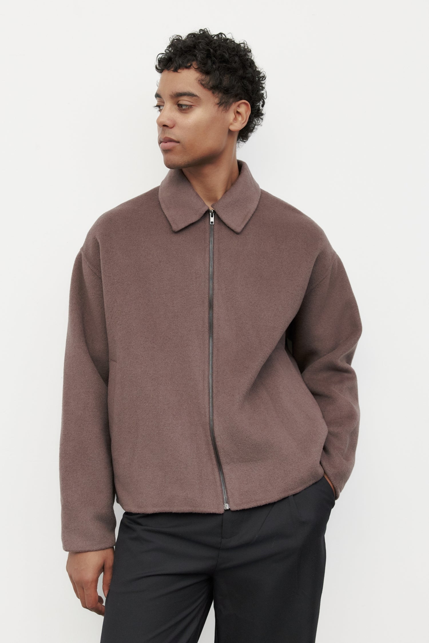 The Marco Jacket | Wool Zip-Up Jacket – Common Market