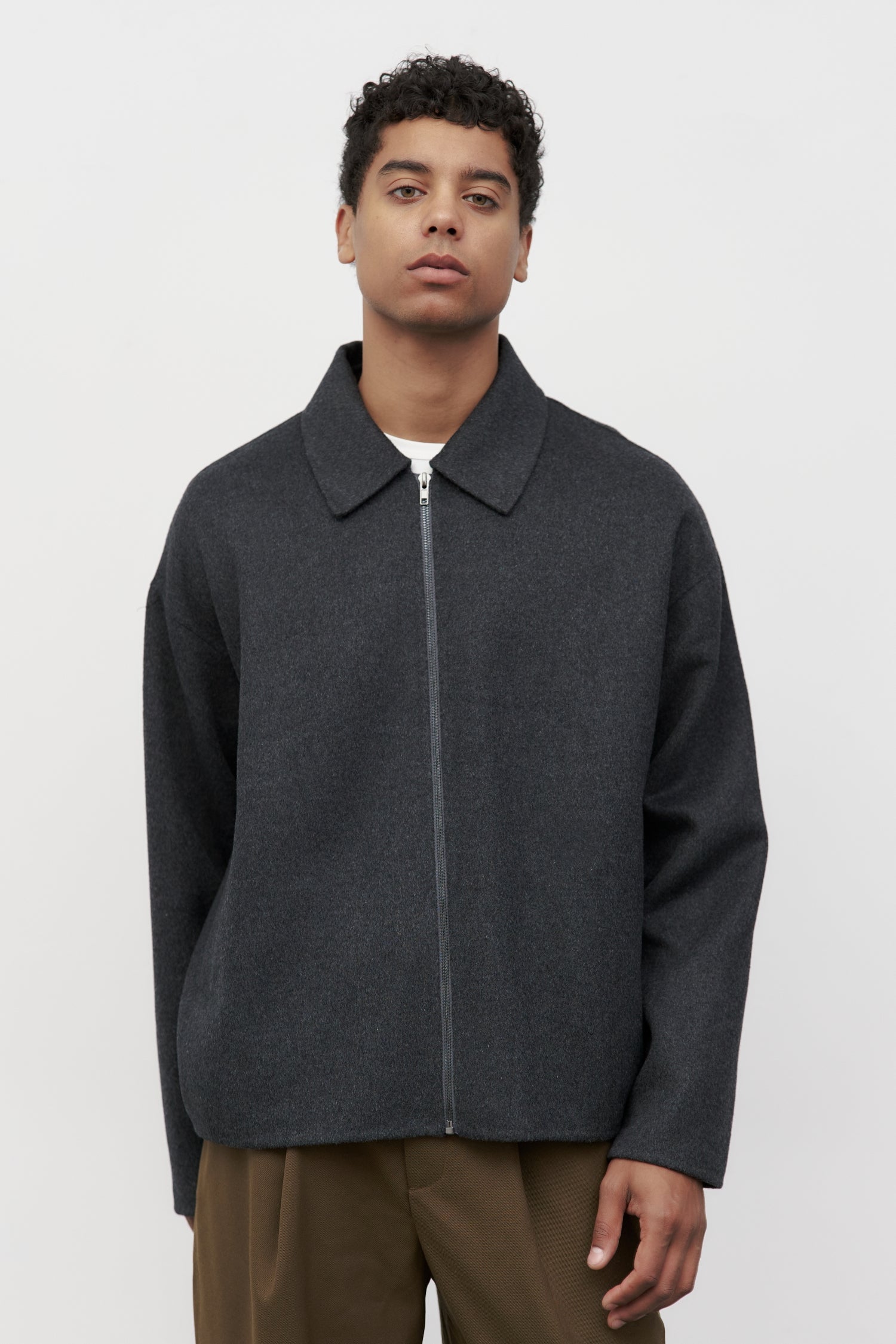 The Marco Jacket | Wool Zip-Up Jacket – Common Market