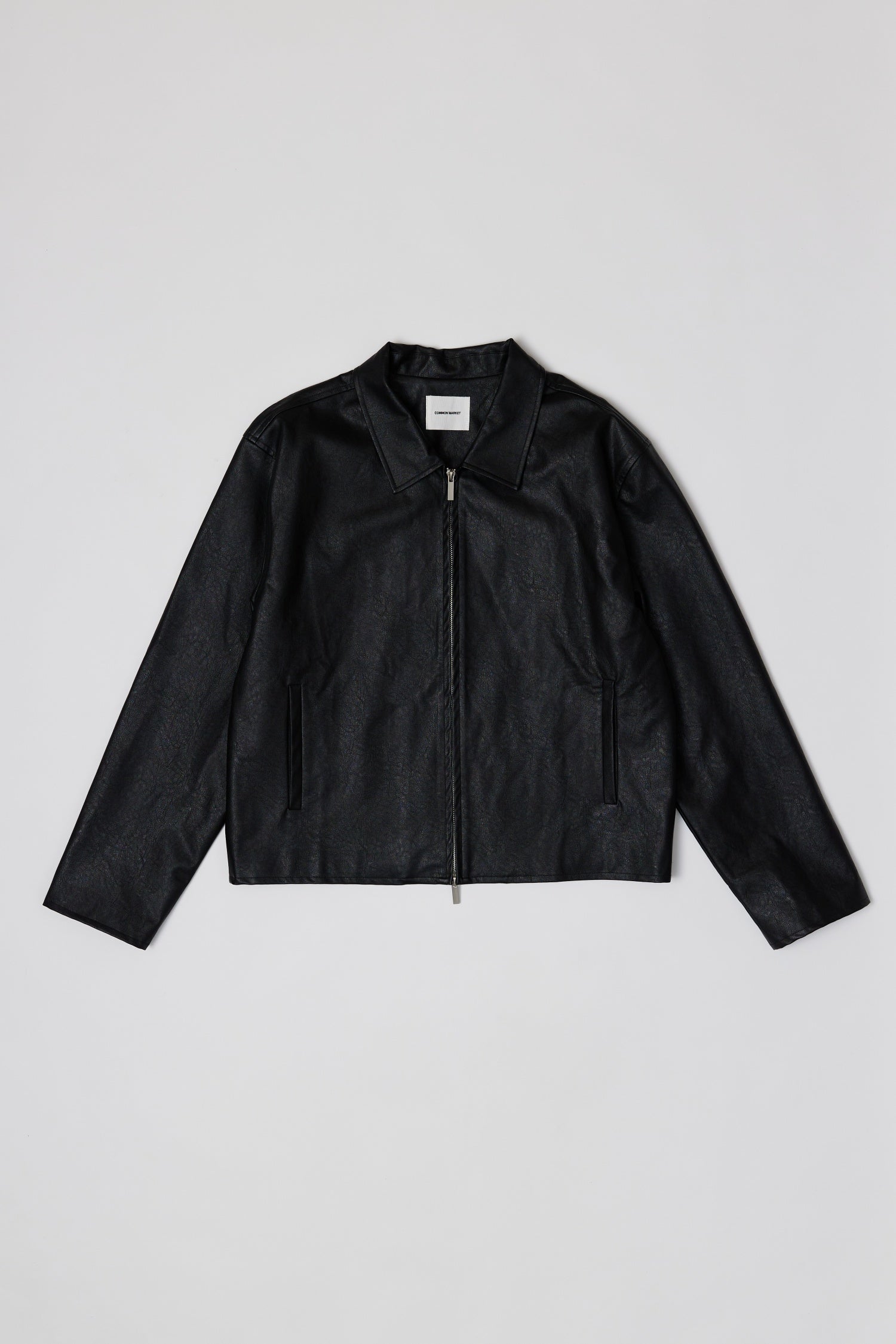 The Kenzo Jacket | Faux Leather Zip-Up Jacket – Common Market