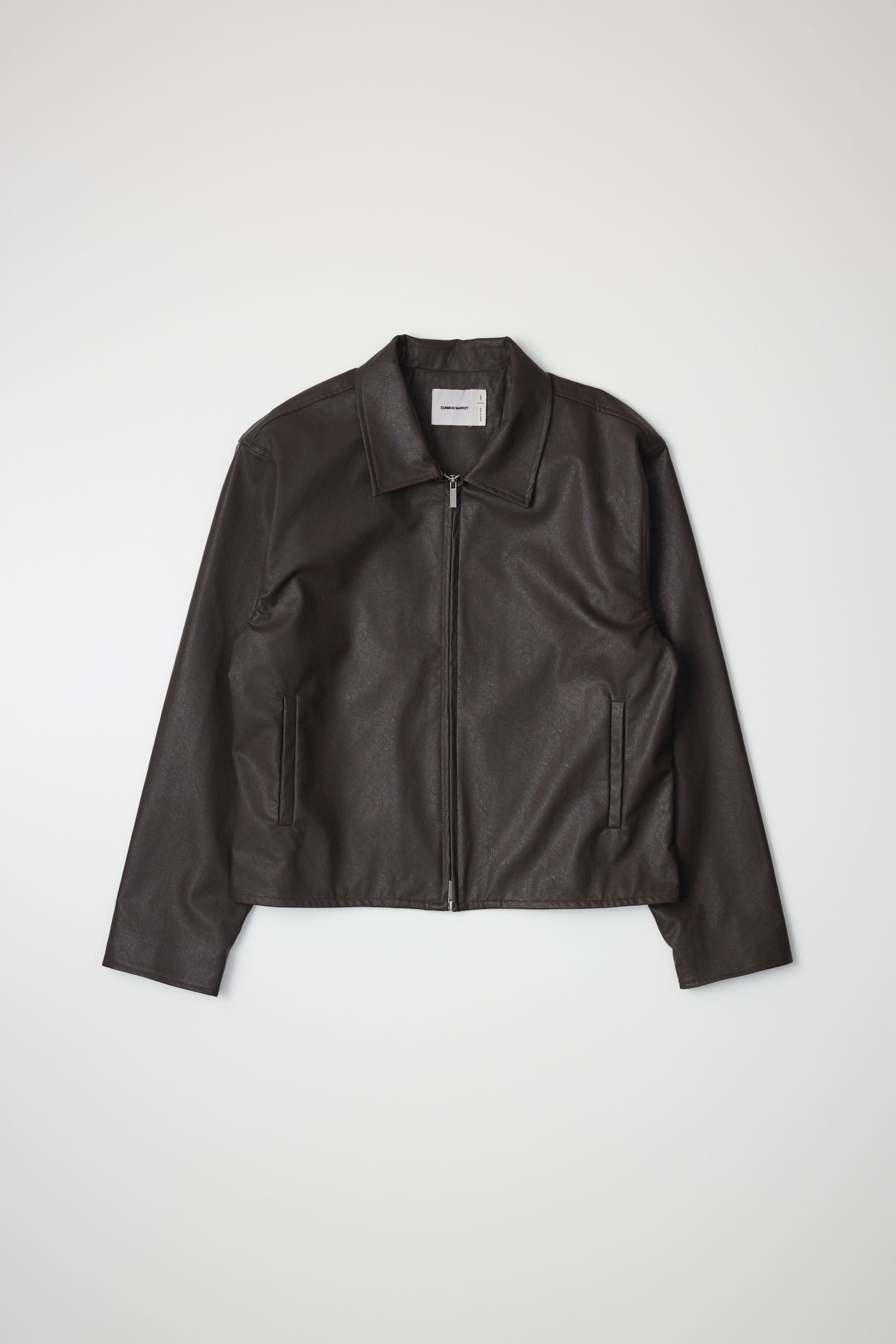 The Kenzo Jacket | Faux Leather Zip-Up Jacket – Common Market