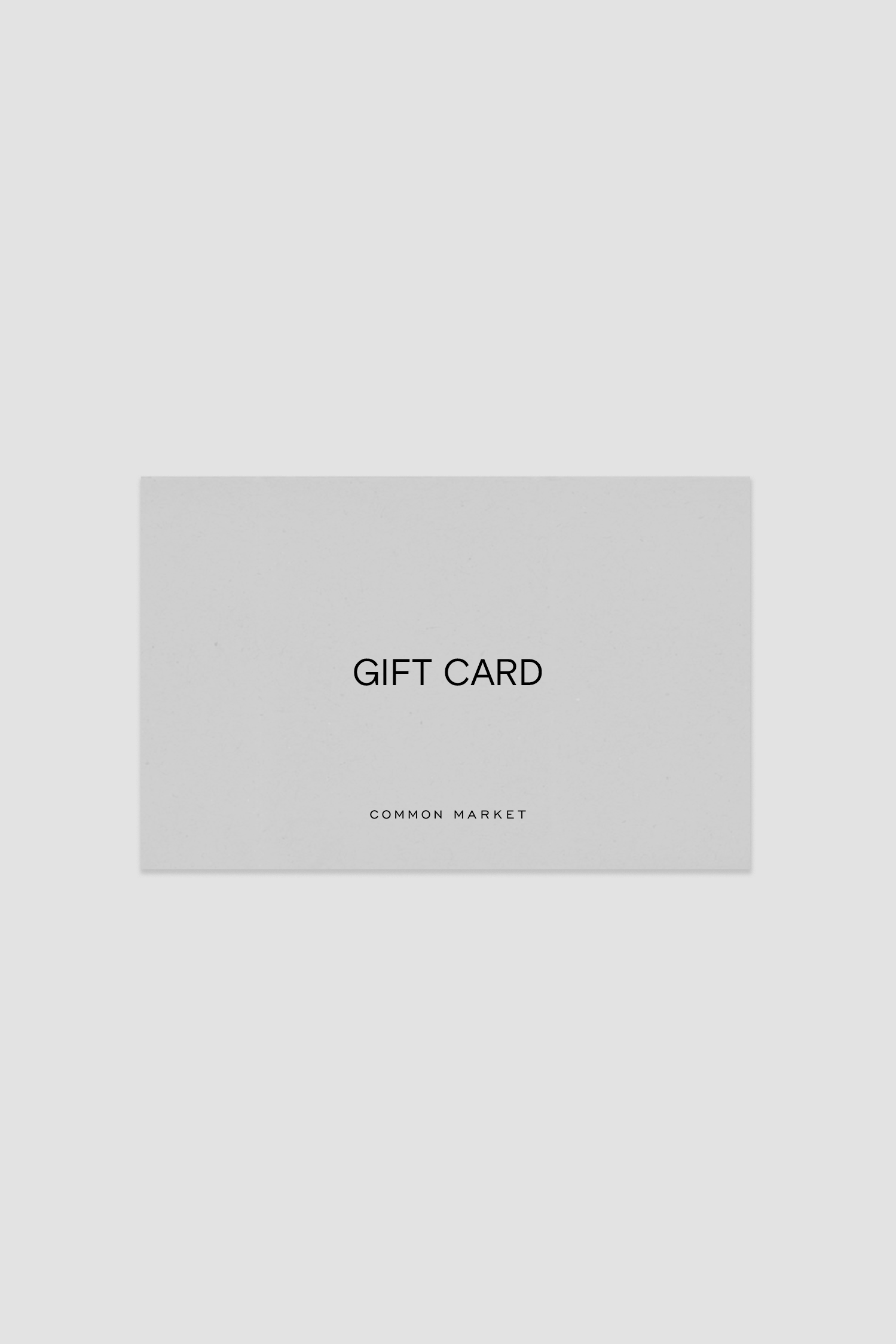 Common Market Gift Card
